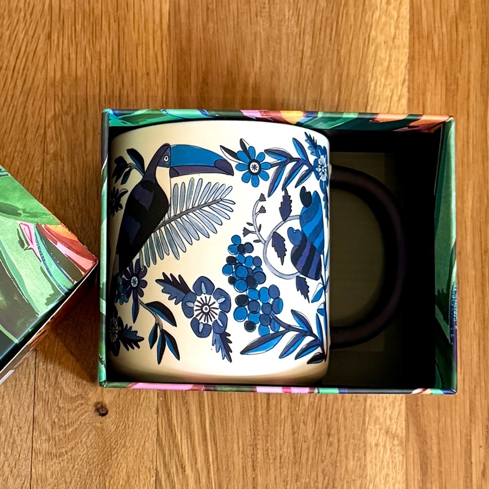 Starbucks Colorful Floral and Bird Art Tumblers and Mug Set - Picture 9 of 10